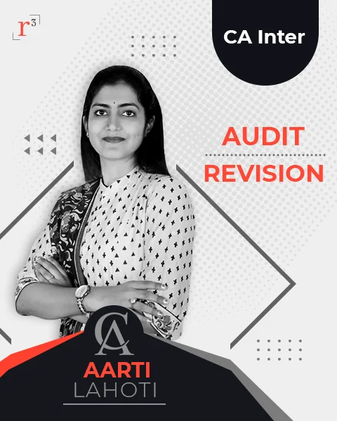 CA Inter Auditing and Assurance Revision course in English by CA Aarti Lahoti | Revision Cube