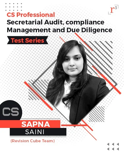 Secretarial Audit, Compliance Management and Due Diligence Test Series - CS Professional | Revision Cube